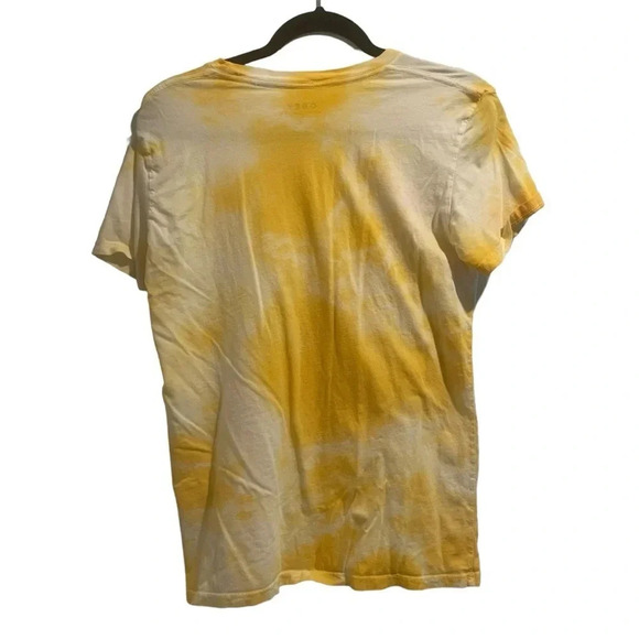 Obey Worldwide Size Small Make Art Not War Yellow White Vintage Hippie - Picture 3 of 5